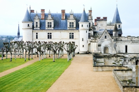 Amboise castle  a place of grave Leonardo da Vinci  