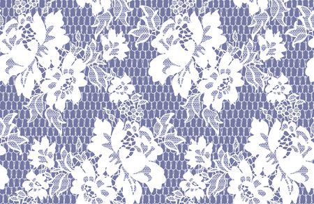 White lace design pattern illustration.のイラスト素材
