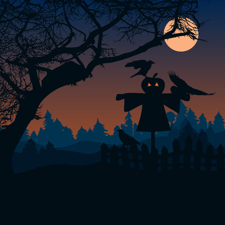 Vector Halloween Illustrationのイラスト素材