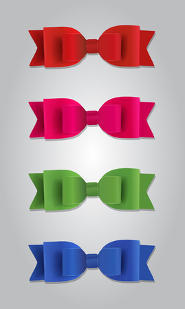 Vector Bows Setのイラスト素材