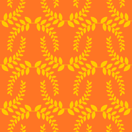 Olive branch pattern.のイラスト素材