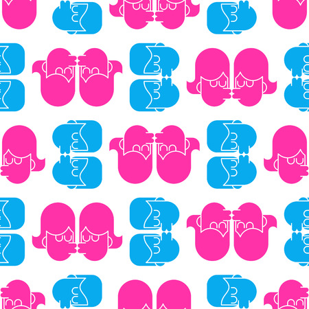 LGBT seamless patternのイラスト素材