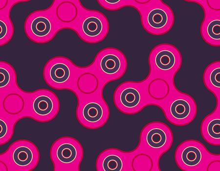 Spinner seamless patternのイラスト素材