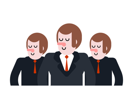 Business team. Boss and managers.のイラスト素材
