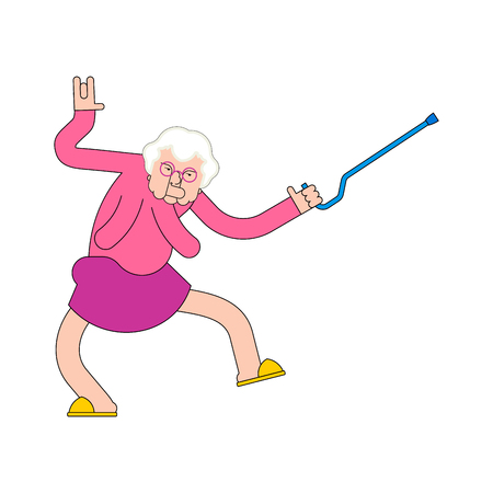 Grandmother Dance iconのイラスト素材