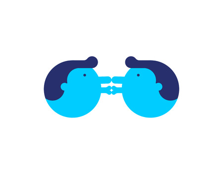 Gay love. Two Guys are kissing. LGBT lovers. Vector illustration
のイラスト素材