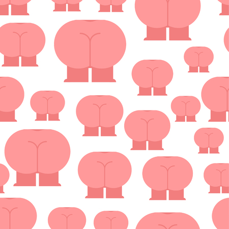 Ass pattern seamless. Ass with legs. Vector background
Â 
のイラスト素材