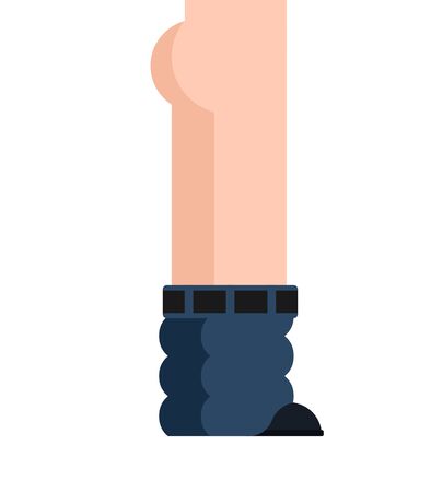 Man show ass. Kiss my ass. guy took off his pants. Bare fannyのイラスト素材