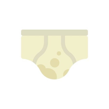 Dirty panties isolated. Unclean shorts. Vector illustration
Â のイラスト素材