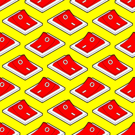 Switch pattern seamless. toggle background. vector texture