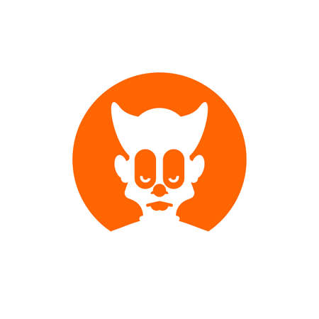 Clown User profile icon. Avatar forum symbol. Placeholder for social networks, forums. face sign onlineのイラスト素材