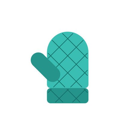 Hot glove isolated. kitchen utensil. vector illustrationのイラスト素材