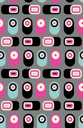 Sushi and rolls pattern seamless. food of traditional Japanese cuisineのイラスト素材