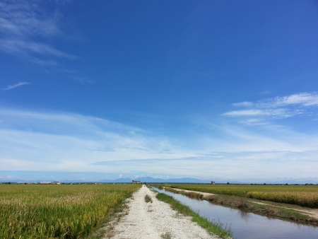 Sekinchan sceneの写真素材