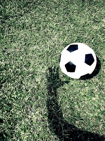 Shadow hand with soccer ballの素材