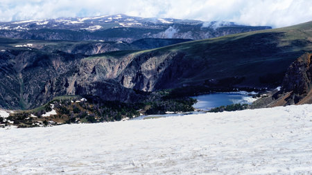 Skiing is an adventurous activity, especially viewing the spectacular nature in the mountains....