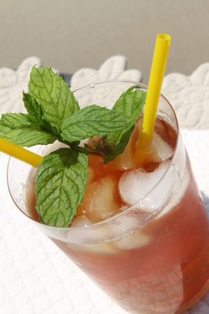 Iced teaの写真素材