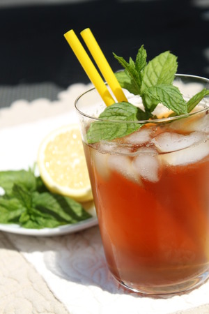 Iced teaの写真素材