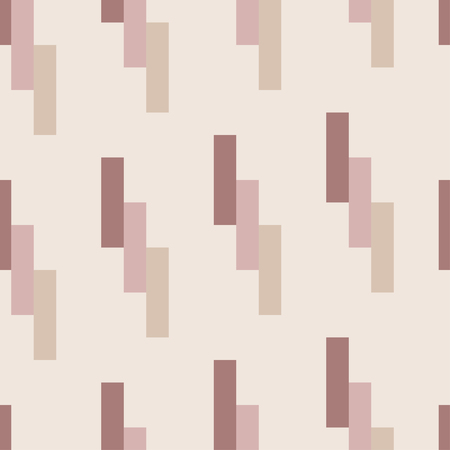 Vector illustration of pastel rectangles seamless pattern background.のイラスト素材