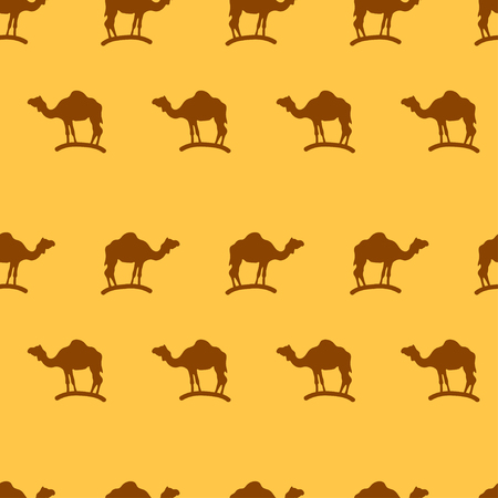 Illustration of camel seamless pattern background.のイラスト素材