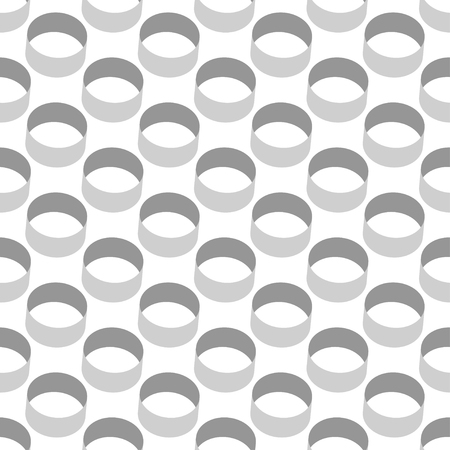 Vector Seamless rings pattern background.のイラスト素材