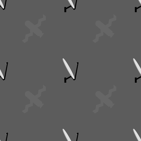 Satellite antenna seamless pattern background. Vector illustration.のイラスト素材