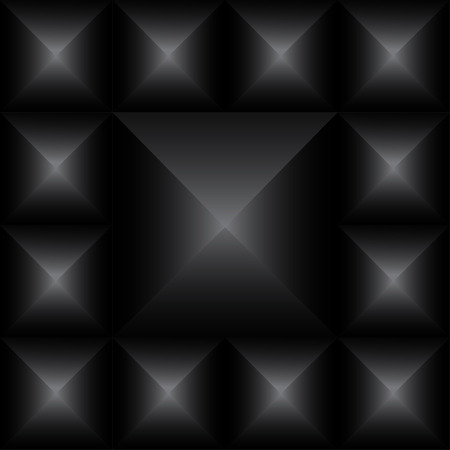 Black pyramids seamless pattern background.のイラスト素材