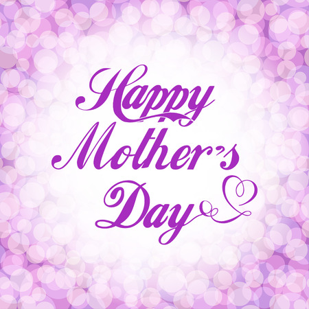 Happy mother's day background. Happy mothers day lettering on bubbles background. Vector illustration.のイラスト素材