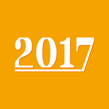 2017 vector background. Template for your new year design.のイラスト素材