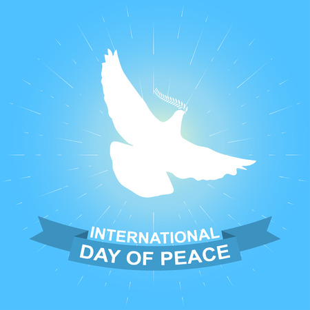 International day of peace vector background.のイラスト素材