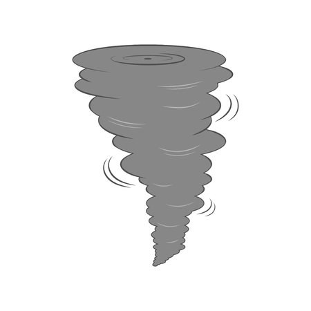Tornado icon.のイラスト素材