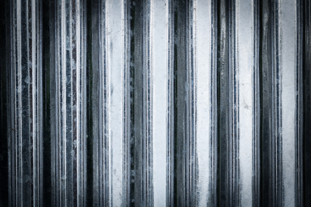 Corrugated zinc roof Abstract Backgroundの写真素材