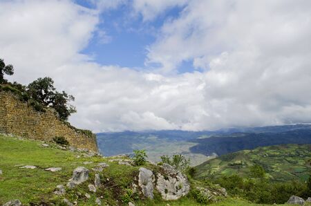 archeology history architecture peru kuelapの写真素材