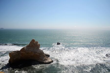 beach waves ocean natureの写真素材