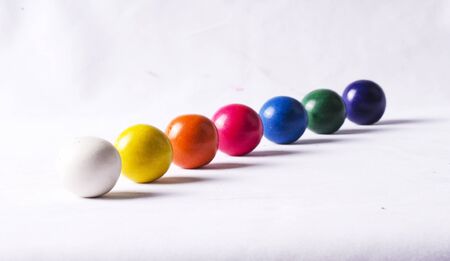 bubble gum balls colorsの写真素材
