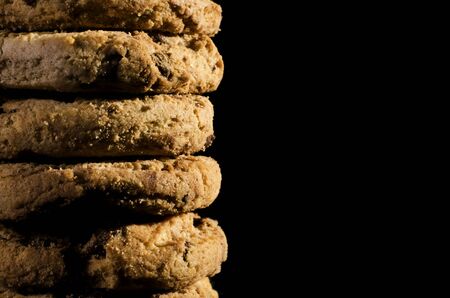 delicius chocochips chocolate cookiesの写真素材