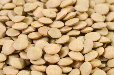 group of dried lentils legumesの写真素材