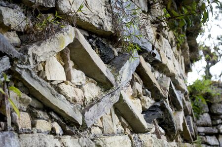 view of the constructions of the chachapoyasの写真素材