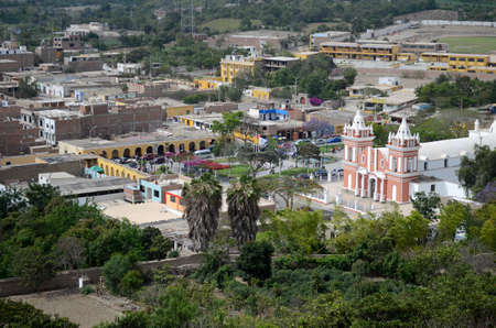 urban landscapes of the Peruvian highlandsの写真素材