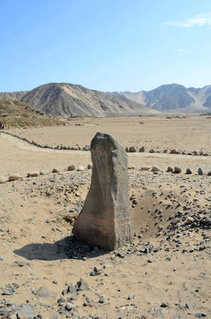 places with ancient Peruvian architectureの写真素材