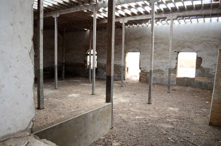 places with ancient Peruvian architectureの写真素材
