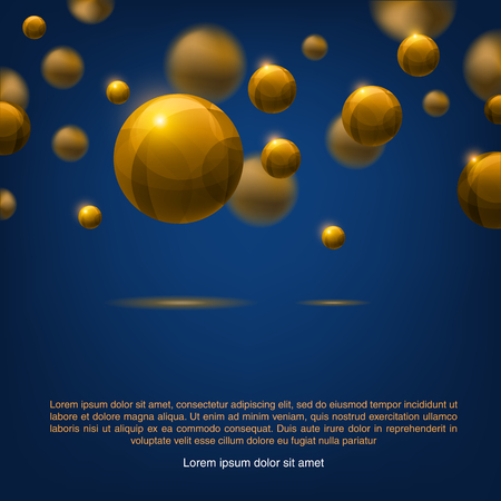 Abstract molecules design. Vector illustrationのイラスト素材