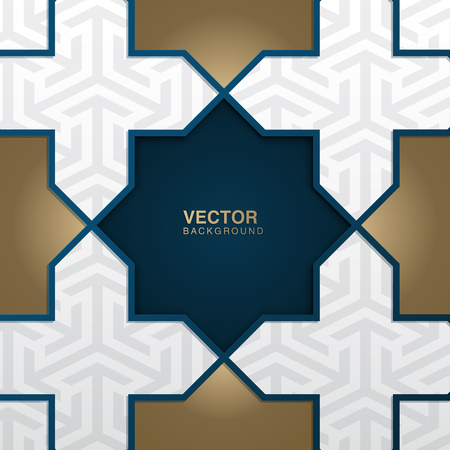 Vector illustration of Ramadan Kareem greeting card templateのイラスト素材