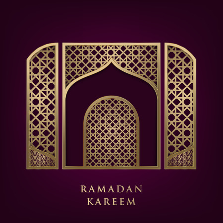 Ramadan Kareem greeting banner backgroundのイラスト素材