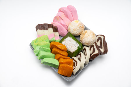 japanese confectionery on a white background. Isolatedの写真素材
