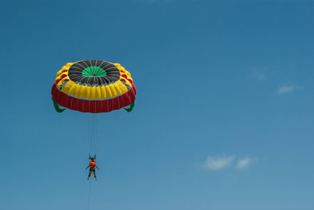 Paraglidingの写真素材