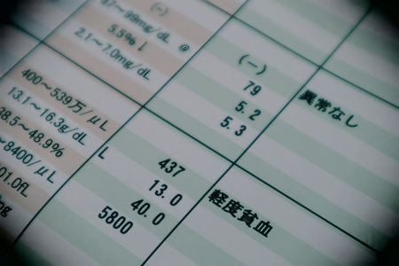 Health checkup revealed mild anemia