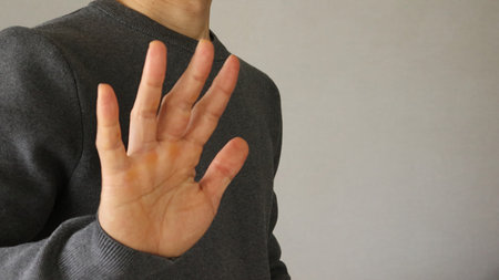 Man gesturing