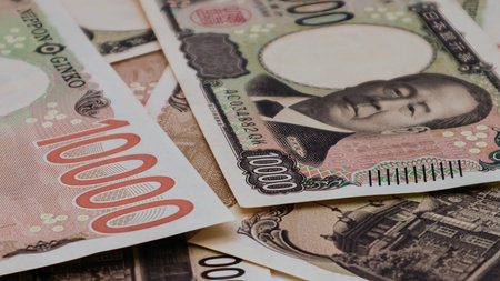 A close-up of Japan's new 10,000 yen banknote