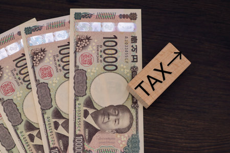 Imagine taxes increasingの写真素材